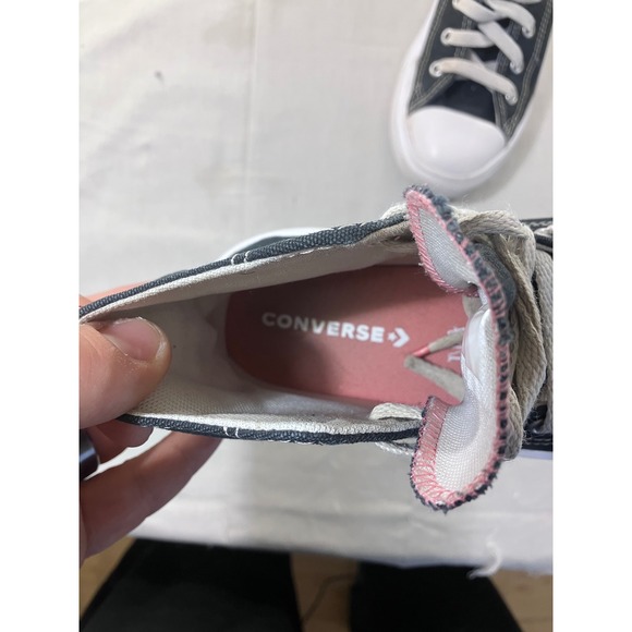 Converse Chuck Taylor All Star Lift Platform High Top Kids Shoes Black Pink - Picture 7 of 12